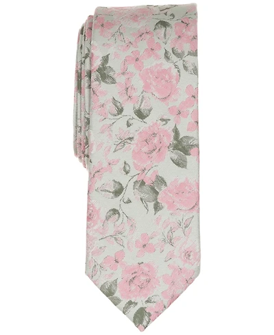 Bar Iii Men's Heron Floral Skinny Tie, Macy's Exclusive
