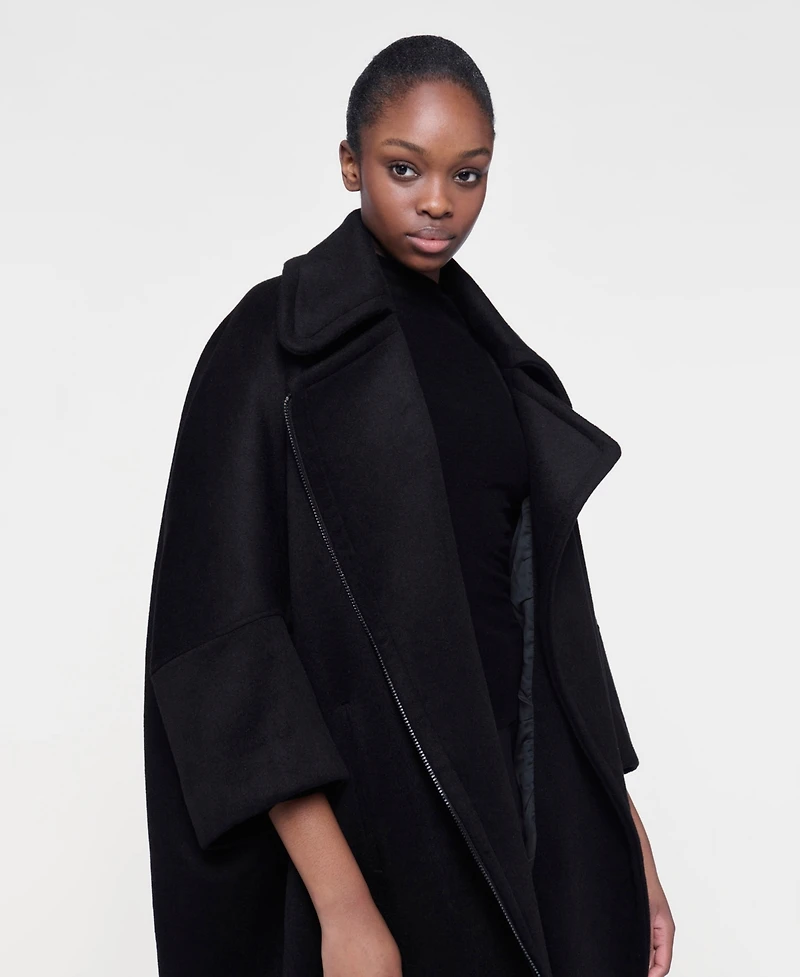 Leem Women's Boxy Biker Coat