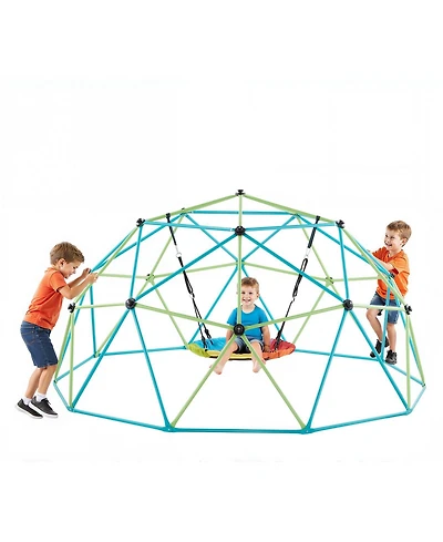 Mecale Bocce Ball Set, 107 mm, 8 Resin Balls + Pallino, Carry Bag & Measuring Rope, 2-8 Players, Outdoor