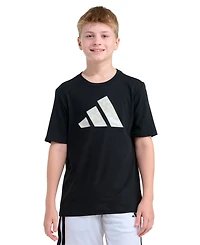 adidas Boys' 8-20 Short-Sleeve Lenticular Camo Logo T-shirt