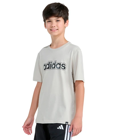 adidas Boys' 8-20 Crewneck Lenticular Camo Linear T-Shirt