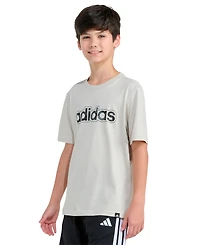 adidas Boys' 8-20 Crewneck Lenticular Camo Linear T-Shirt