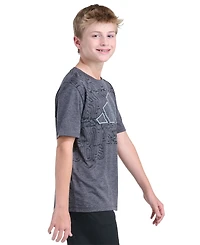 adidas Boys 8-20 Short-Sleeve Melange Lineage T-Shirt
