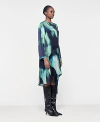 Leem Women's Printed Paneled Dress