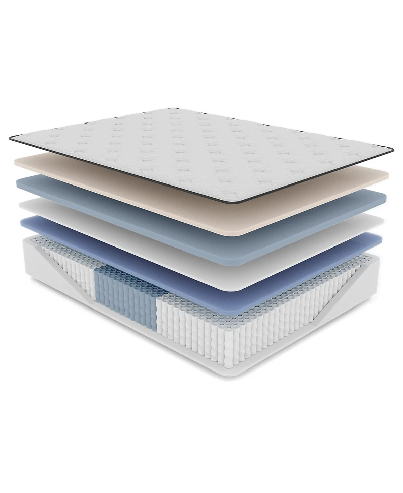 Diamond Mattress Hughes 14.5" Cool Firm Feel Pillow Top Mattress, Full