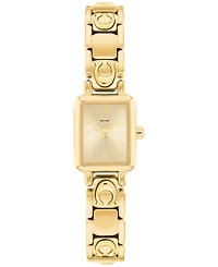 Coach Women's Mara Gold Tone Stainless Steel Bracelet Watch, 15.5mm