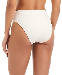 Sanctuary Women's Refresh Ribbed Moderate-Coverage Swim Bottoms