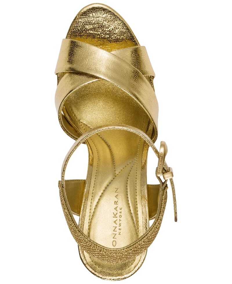 Donna Karan New York Women's Stefania Platform Sandals