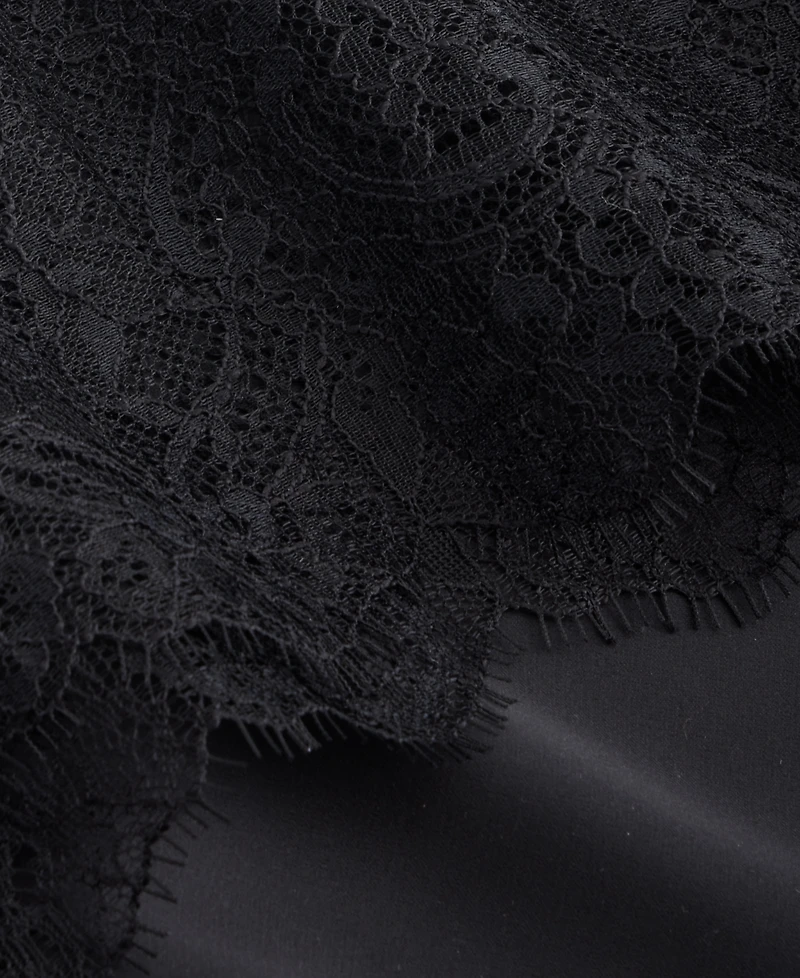 On 34th Women's Lace-Hem Midi Slip Skirt, Macy's Exclusive