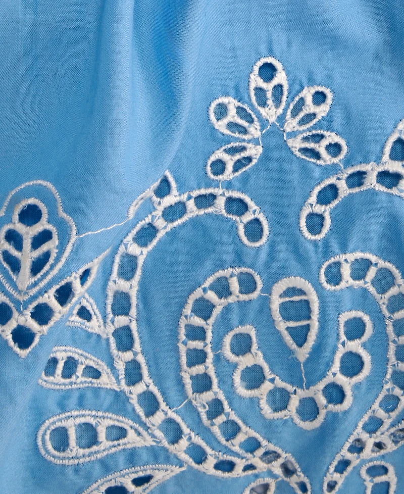 On 34th Women's Cutwork-Hem Mini Shirtdress, Macy's Exclusive