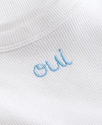 On 34th Women's Embroidered "Oui" Tank Top, Macy's Exclusive