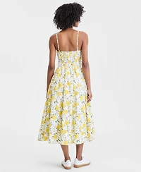 On 34th Women's Square-Neck Seamed Fit & Flare Midi Dress, Macy's Exclusive