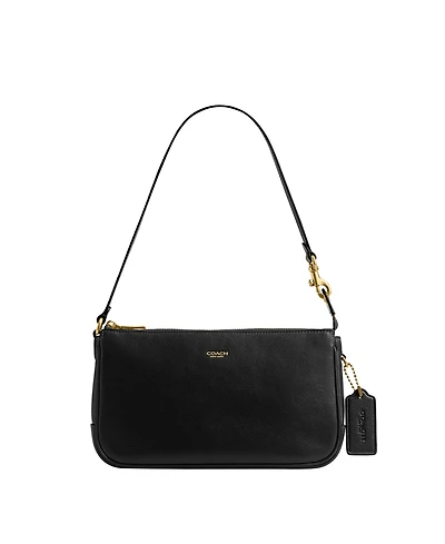 Coach Plaza Small Leather Shoulder Bag