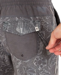 Hurley Men's Phantom Naturals Scallop Volleyball Shorts