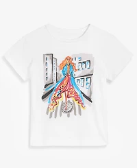Women's Graphic-Print Cropped T-Shirt, Macy's Exclusive- Molly Rogers Capsule Collection