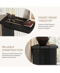 Tribesigns 70.9-Inch Long Tv Stand, Farmhouse Sofa Console Table with Widened Tabletop