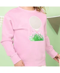Sweet Wink Big Girls Golf Tee Bow Patch Sweatshirt