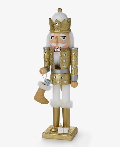 Holiday Lane Opulence Gold-Tone Nutcracker, Macy's Exclusive