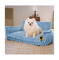 FunnyFuzzy Washable Fluffy Dog Sofa Bed