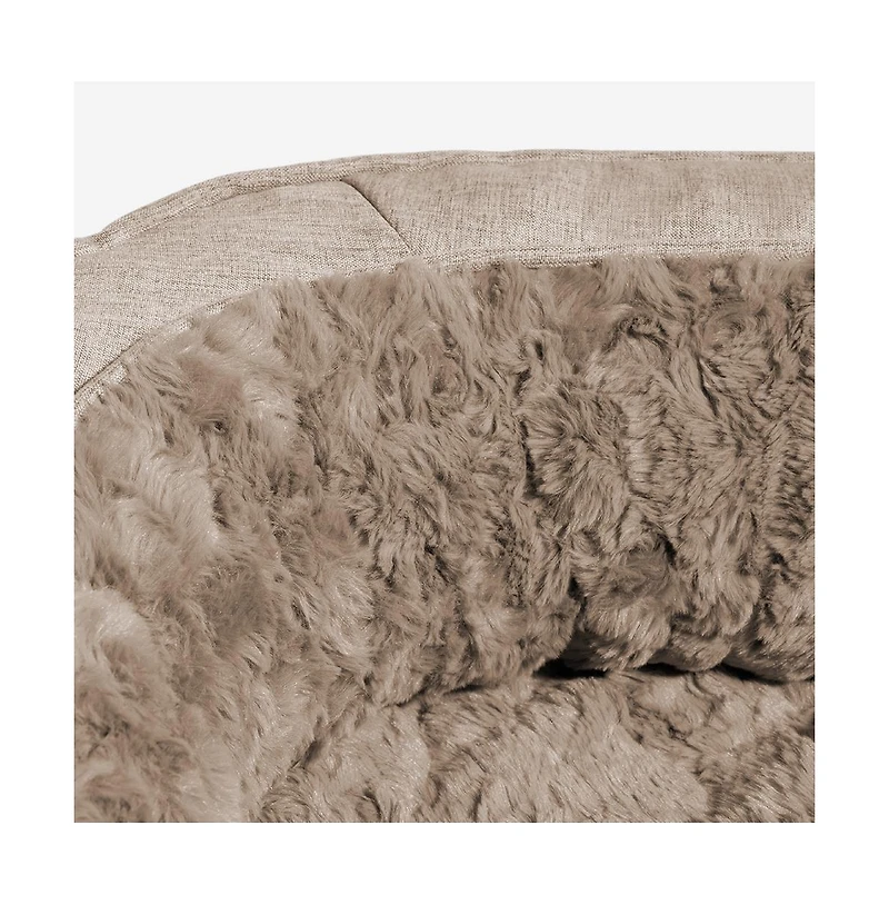 FunnyFuzzy Washable Donut Dog Bed