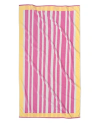 The Beach House Frame Stripe Cotton Beach Towel, 40" x 70"