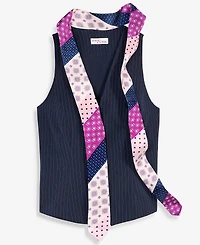 Women's Tie-Detail Vest, Macy's Exclusive- Molly Rogers Capsule Collection