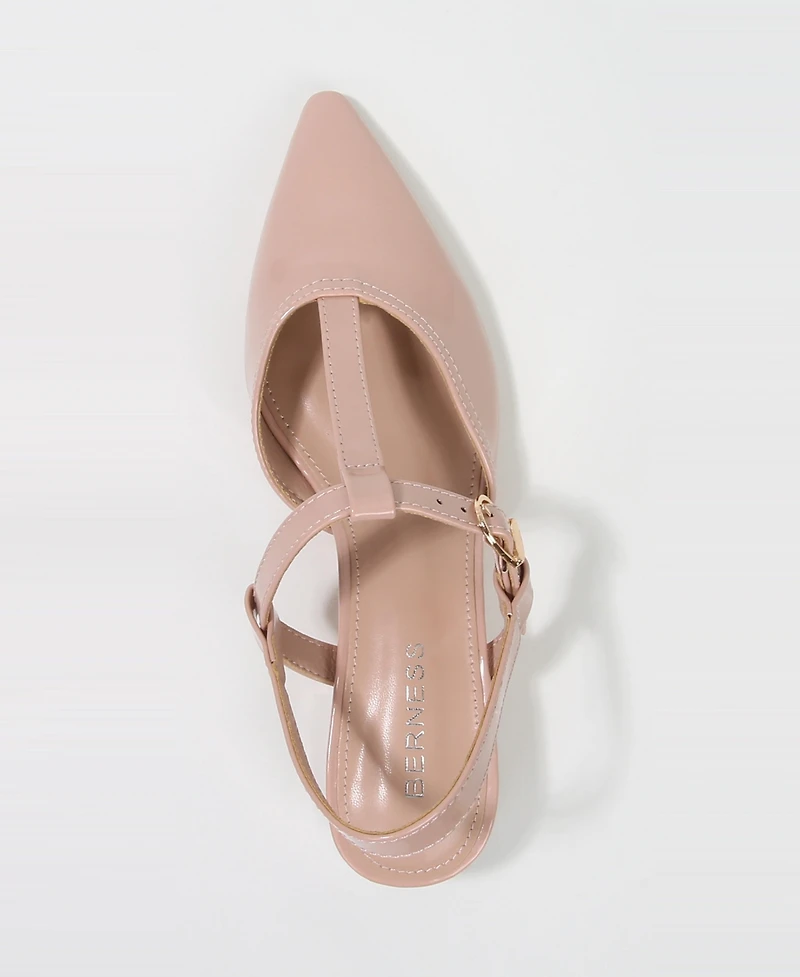 Berness Women's Cristian T-Strap Slingbacks