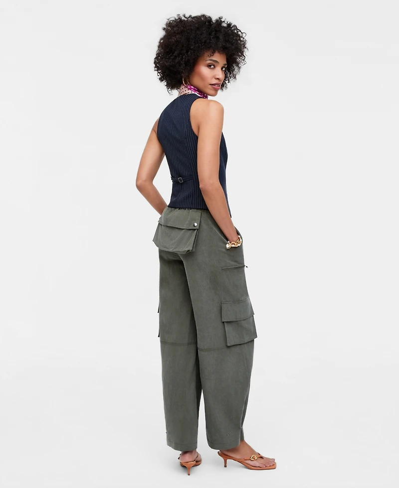 Women's Snap-Hem Cargo Pants, Macy's Exclusive- Molly Rogers Capsule Collection