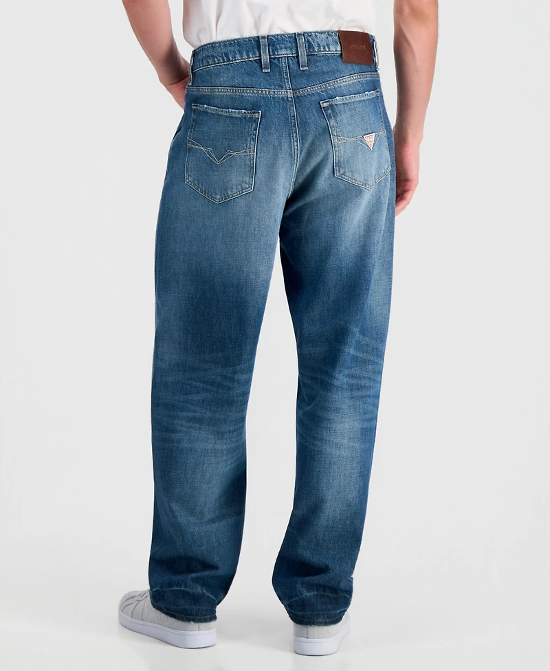 Guess Men's Jett Baggy Ripped Jeans