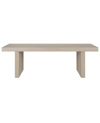 Hudson & Canal Soren 48" Wide Rectangular Fluted Coffee Table