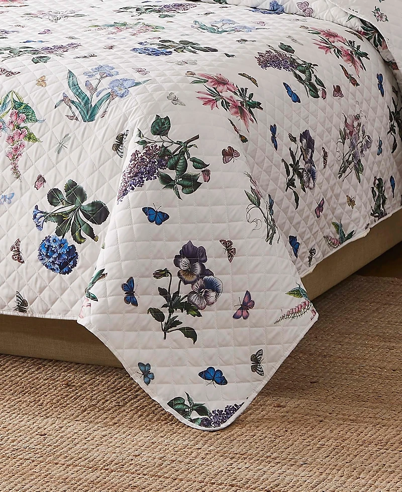 Portmeirion Botanic Garden Reversible 2-Pc. Quilt Set, Twin