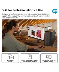 Hp OmniDesk Tower Desktop Amd Ryzen 7 32GB Ram Amd Radeon Graphics 1TB Ssd Storage Windows 11 Home