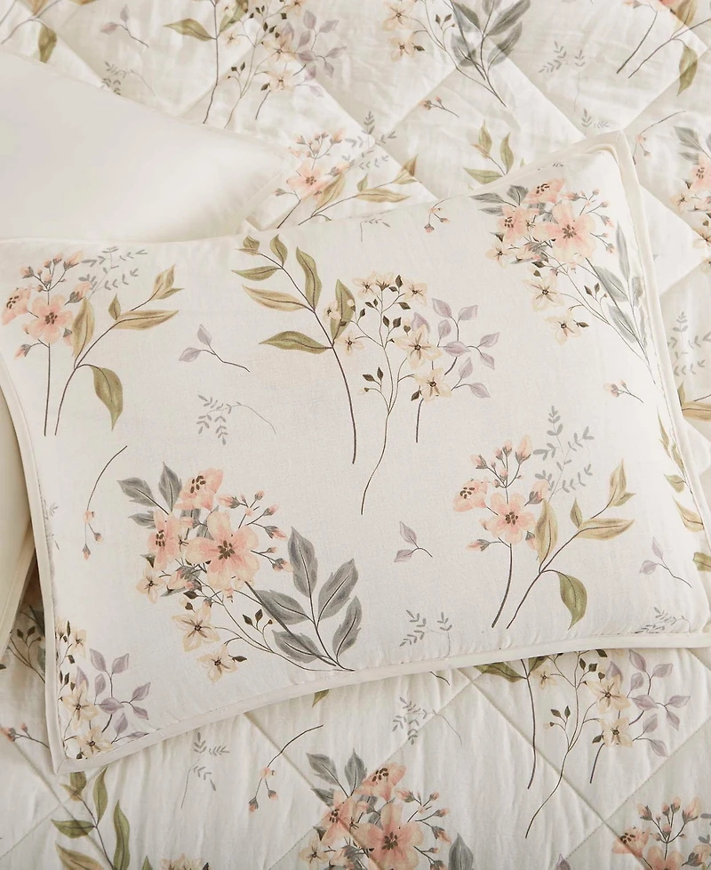 Avanti Wildflowers Reversible 2-Pc. Quilt Set, Twin