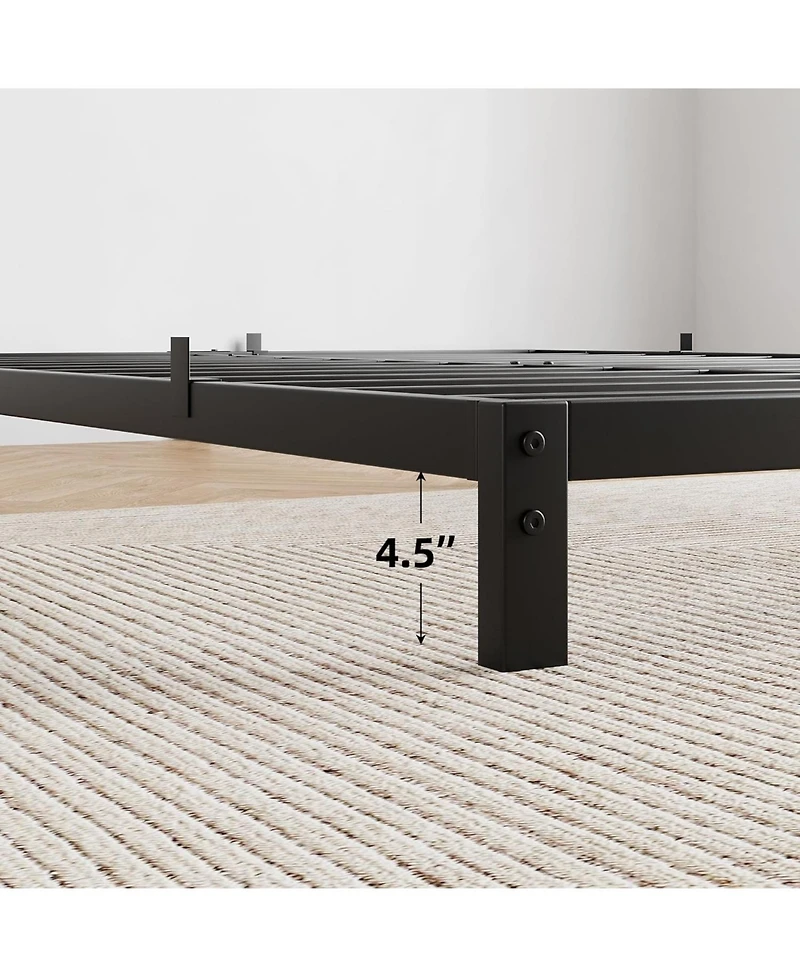 gaomon 6 Inch Bed Frame Heavy Duty Under Bed Storage Easy Assembly Platform Bed