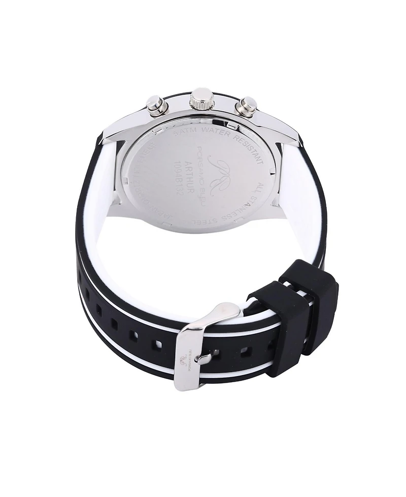 Porsamo Bleu Men's Arthur Silicone Band Watch 1094BARR