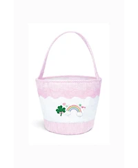 Bits & Bows Girls Rainbow Shamrock Gift Tote