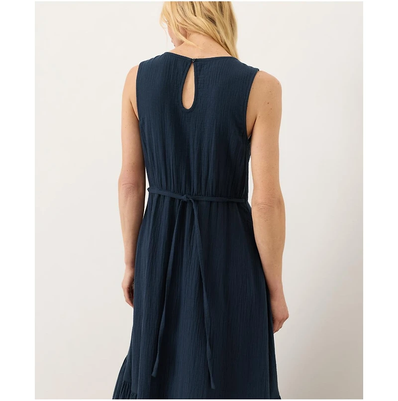 Pact Women's Organic Cotton Coastal Double Gauze Beach To Brunch Dress