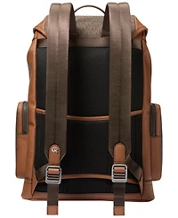 Michael Kors Men's Triple Pocket Adjustable Straps Backpack