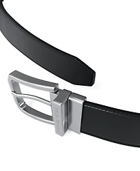Michael Kors Men's Gunmetal Buckle Leather Belt