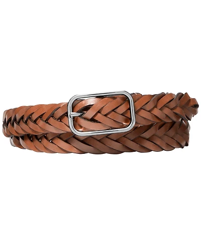 Michael Kors Men's Oval Harness Braided Belt