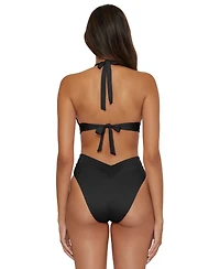 Becca Women's Color Code Carolina French Cut Hipster Swim Bottoms