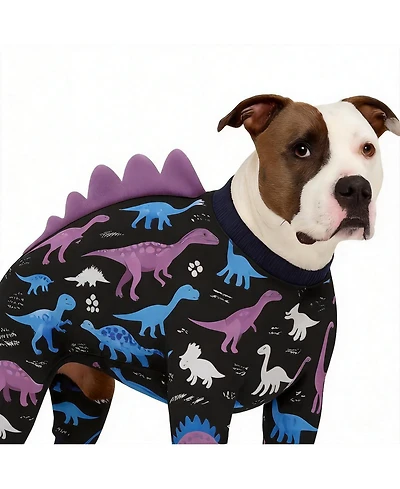 Aronkl Cotton Polyester Calming Dog Onesie for All Seasons - Stress Relief, Comfort
