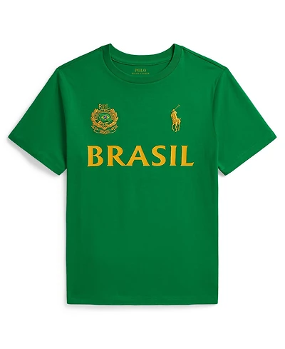 Polo Ralph Lauren Boys' 8-20 Brasil Cotton Jersey T-Shirt