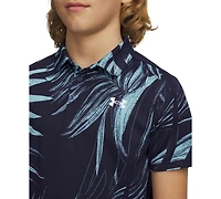 Under Armour Boys' 6-20 Matchplay Printed Polo Two Button Pocket Shirt