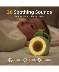 Alilo Pocket Soother Portable Baby Sound Machine – White Noise, Soothing Sounds and Nightlight