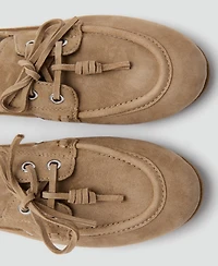 Mango Women's Laces Deck Shoes