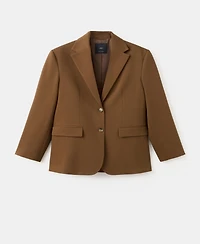Mango Women's Flap Pockets Straight Blazer