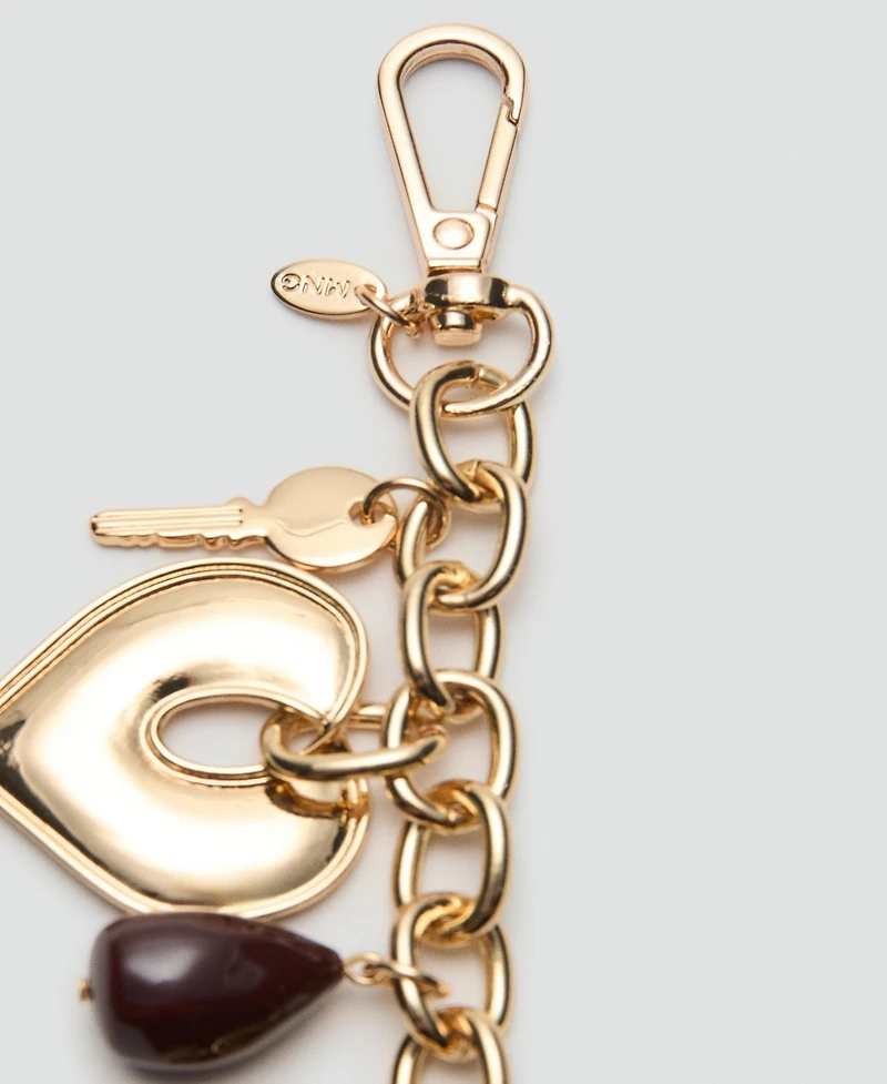 Mango Women's Hanging Pieces Metal Belt