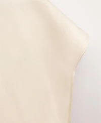 Mango Women's Silk Foulard Collar Blouse