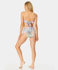 Anne Cole Women's Liz Twist Bandeau Neck Swim Bikini Top